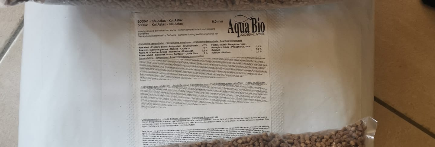 Customer photo review of RED PREMIUM SELECT (RED HALIBUT) PELLETS - ALLTECH COPPENS