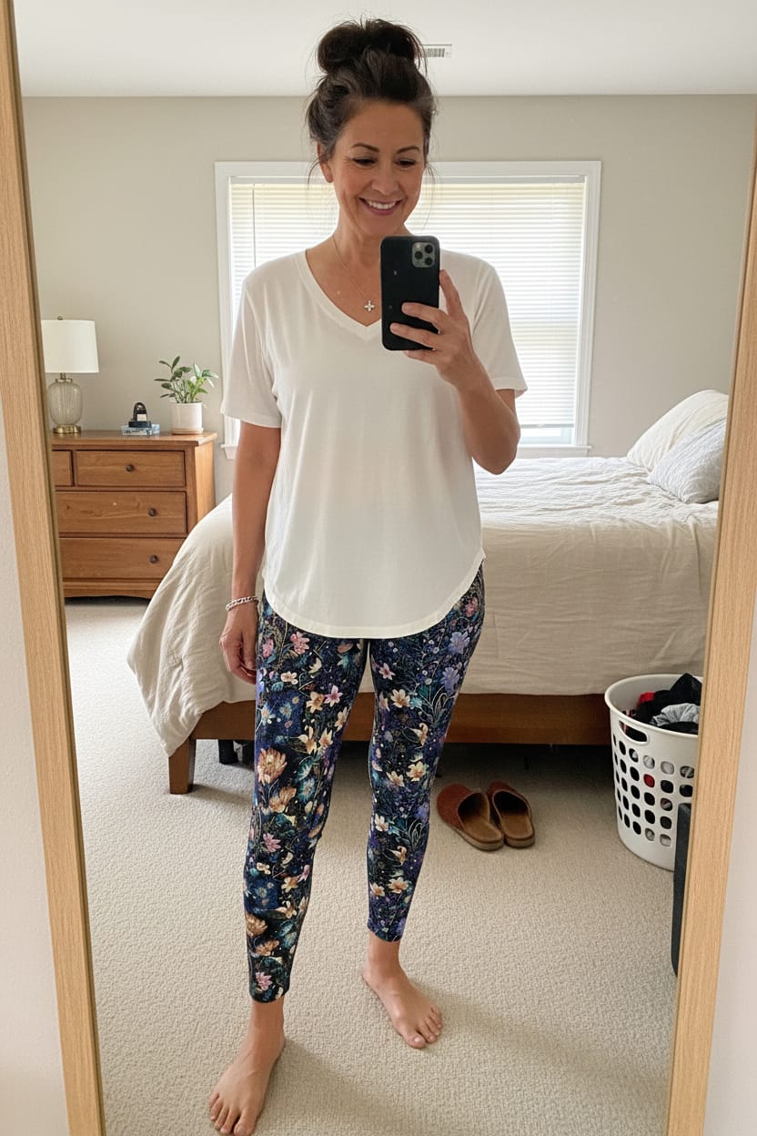 Customer photo review of Comfee Leggings with Pockets