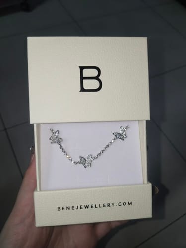 Customer photo review of Sora Butterfly Necklace