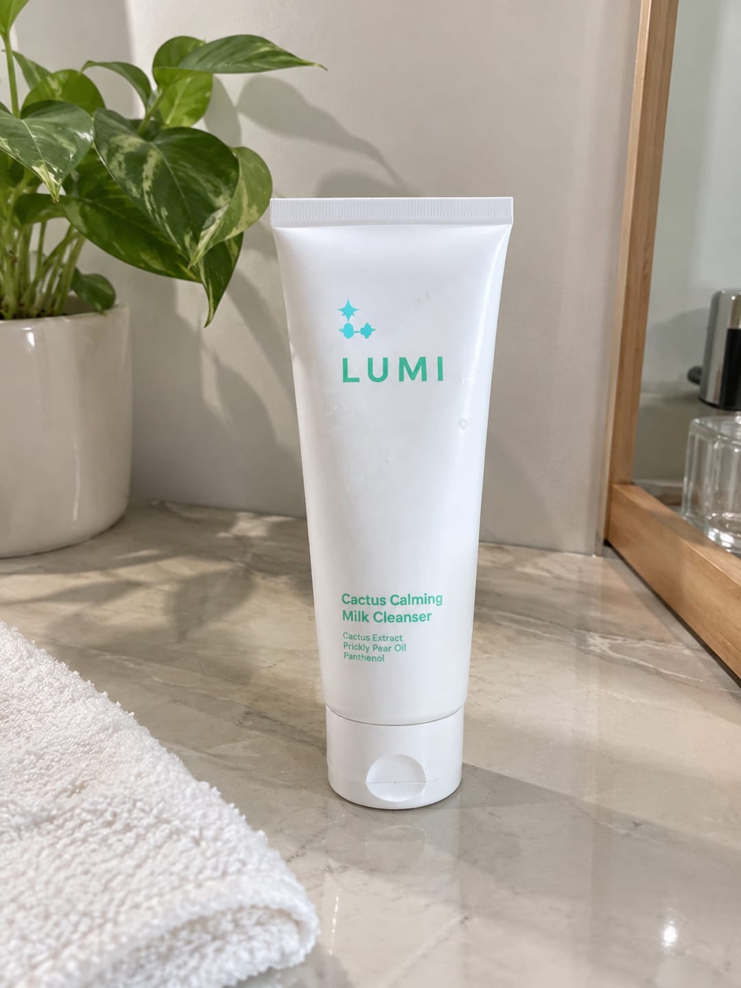 Customer photo review of Cactus Calming Milk Cleanser