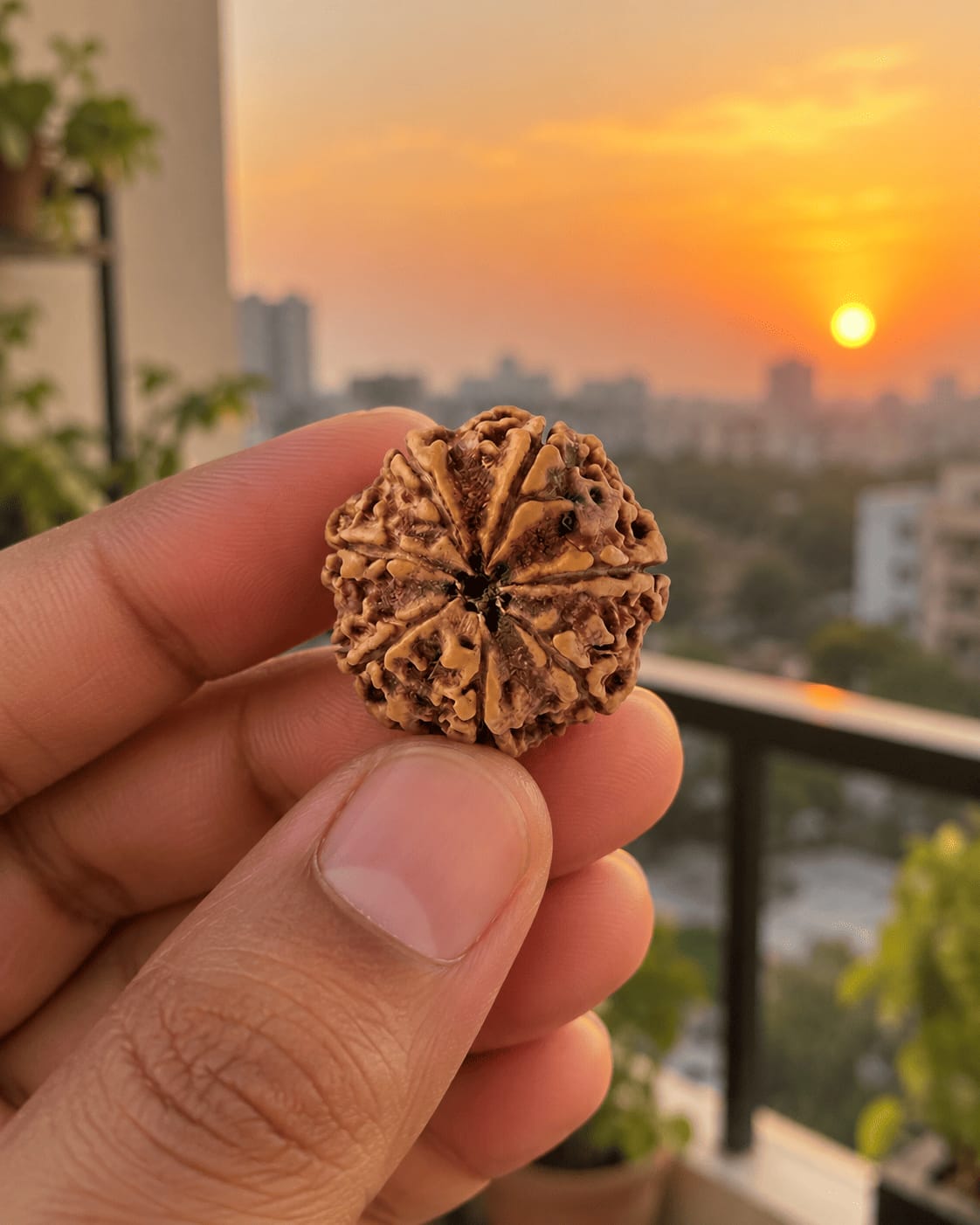 Customer photo review of 7 Mukhi Rudraksha (Nepali)