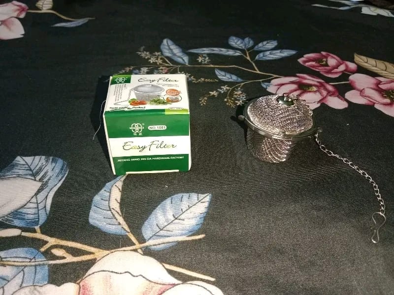 Customer photo review of Premium Stainless Steel Tea Strainer Tool | For Tea, Kadha, Soup, Biryani & More