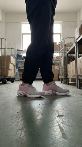 Customer photo review of Norvan 12-Hour Shift Shoes for All-Day Foot, Knee & Back Pain Relief