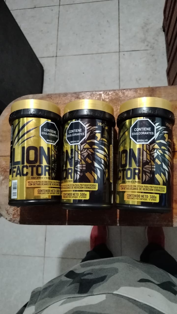 Customer photo review of Batido Lion Factor - Melena de León 500g