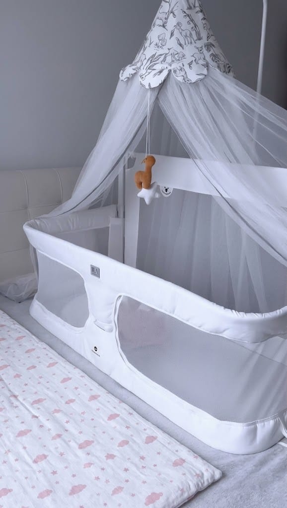 Customer photo review of Faltbares Beistellbett