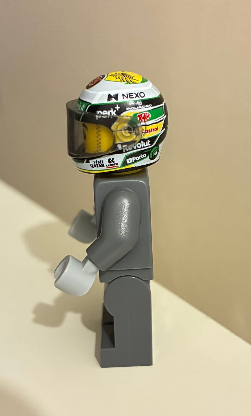 Customer photo review of F1 Custom Minifig Helmets