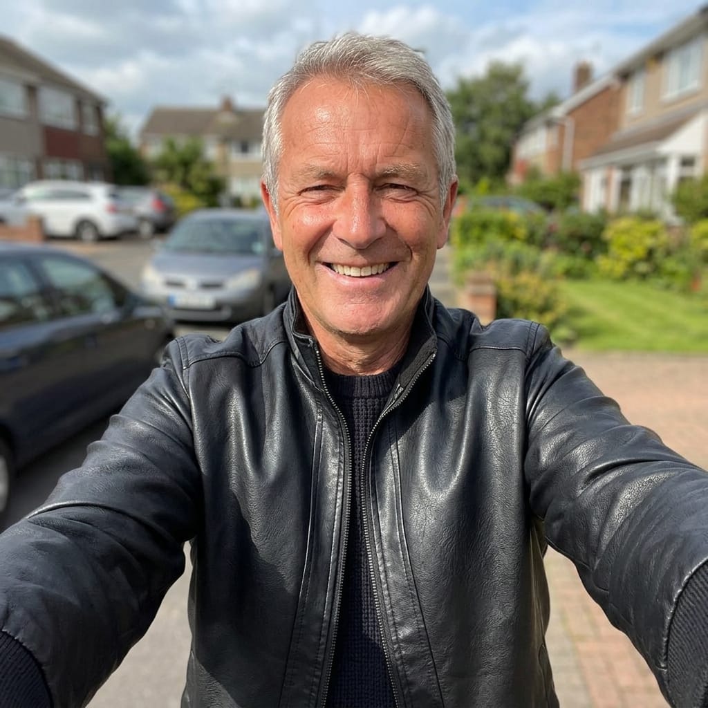Customer photo review of Biker Lederjacke