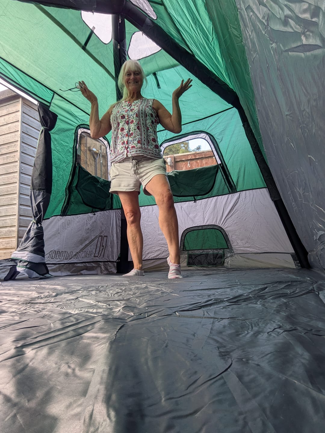 Customer photo review of 2-Step Cabin Tent
