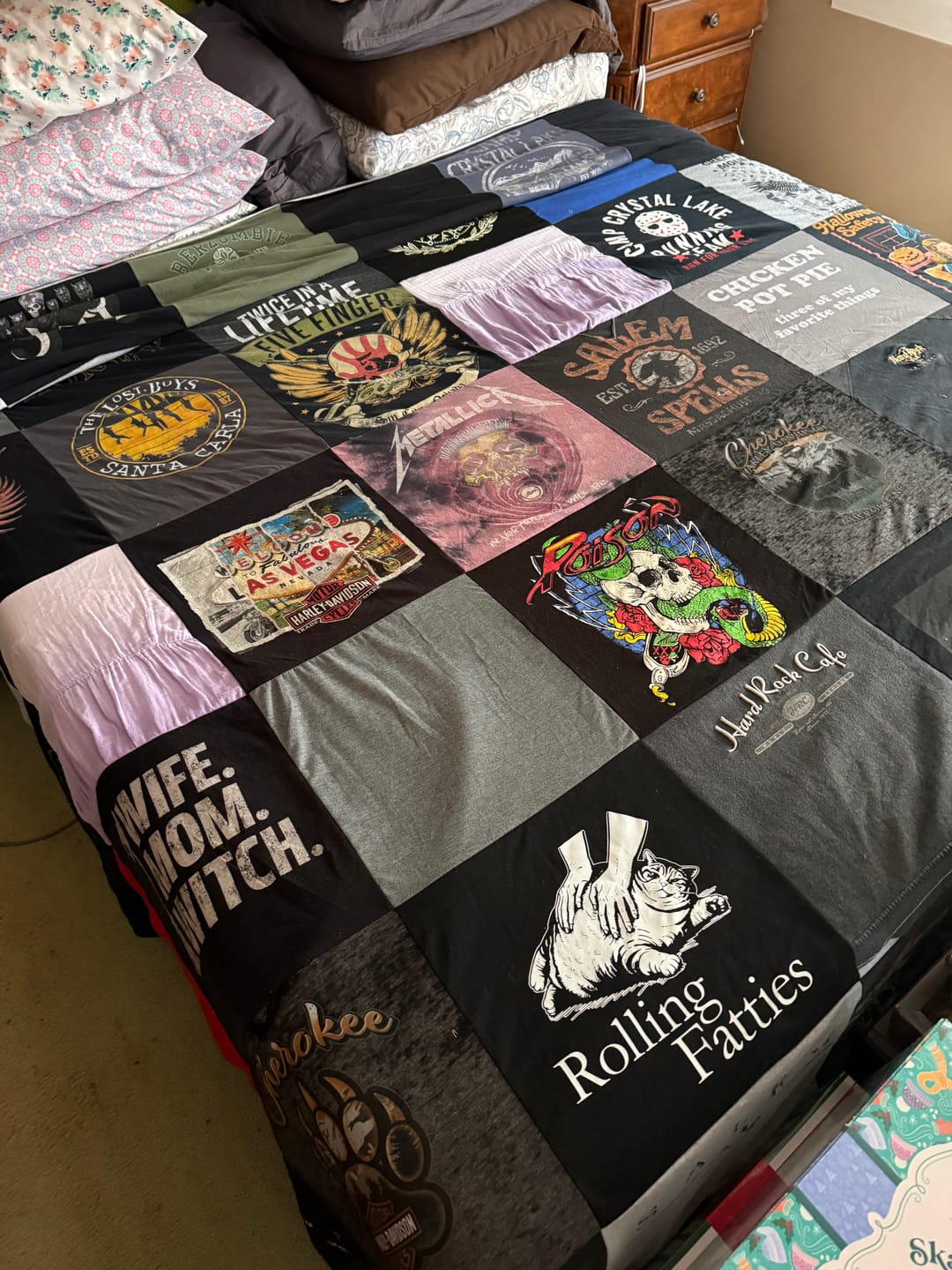 Customer photo review of Project Repat T-Shirt Quilt