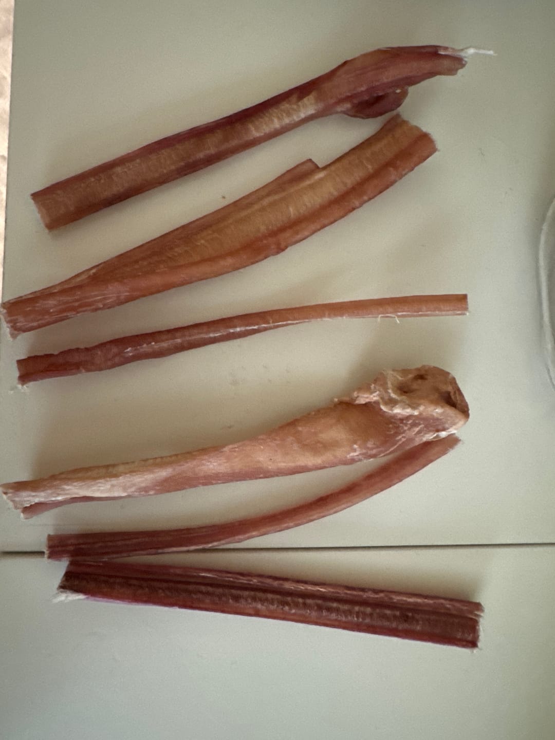 Customer photo review of 6 Inch Thin Bully Sticks