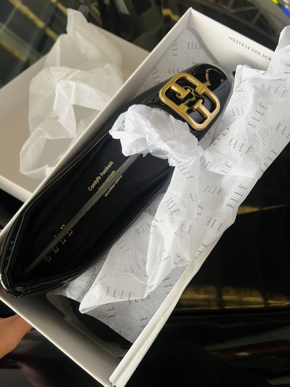 Customer photo review of Jacqueline Slip-on Flats & Ballerina In Black