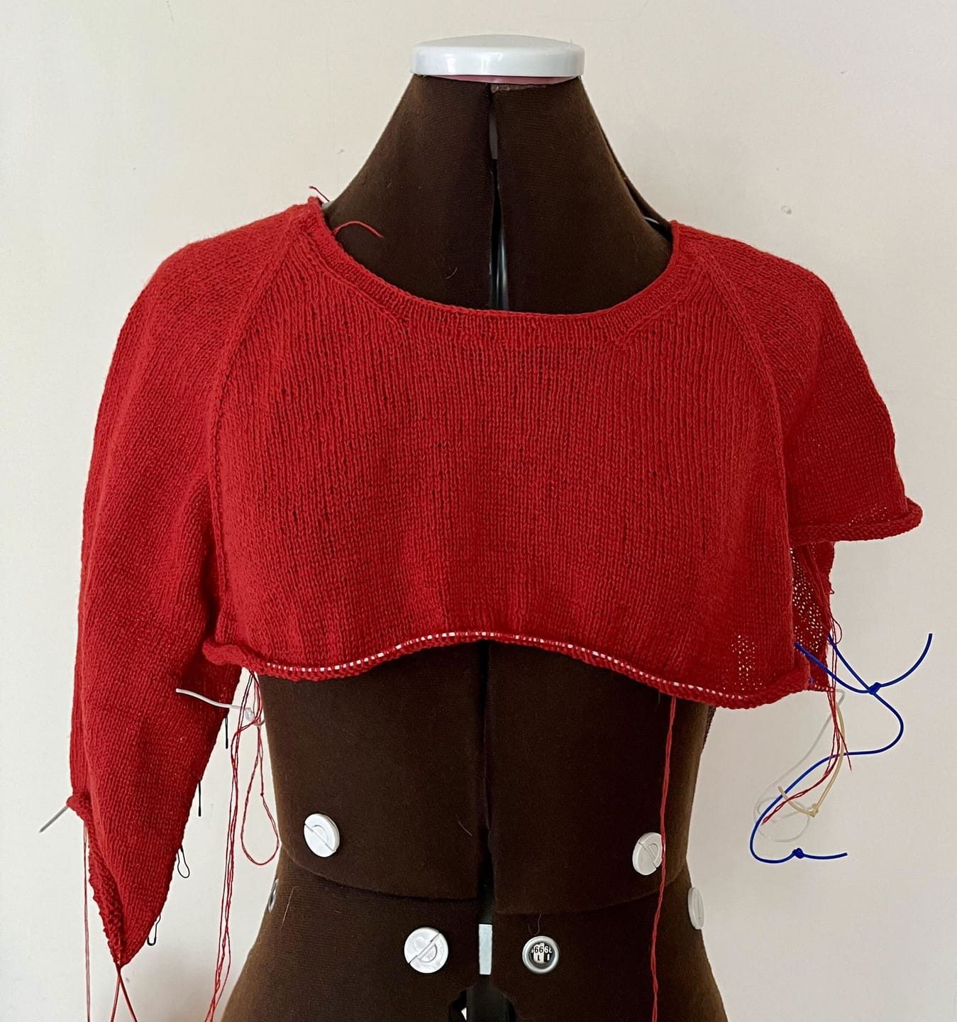 Customer photo review of Millefili art. Concord 2/26, cashmere 100%, col. Cranberry