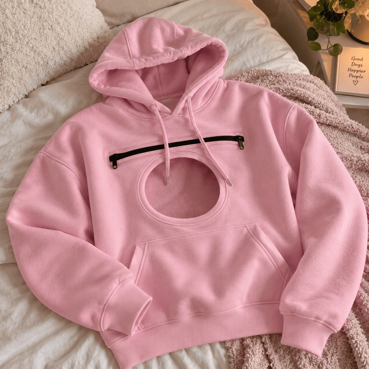 Customer photo review of Sudadera tipo canguro
