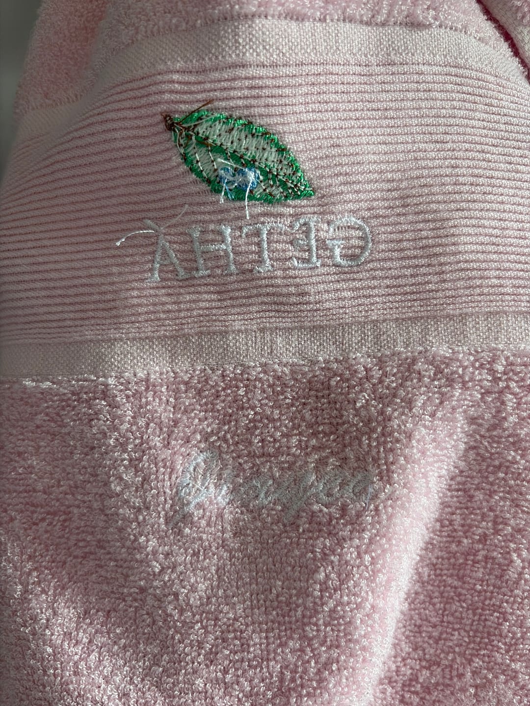 Customer photo review of Bamboo Bath Towel
