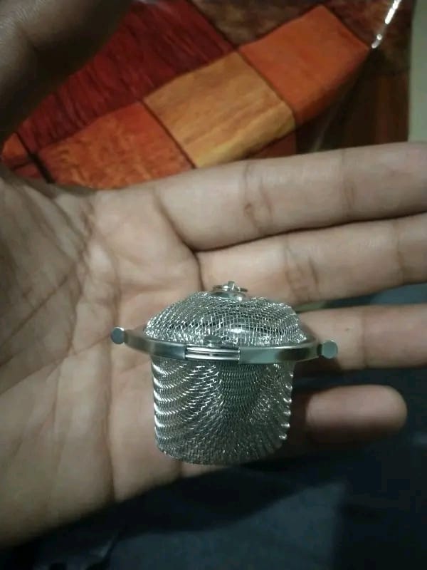 Customer photo review of Premium Stainless Steel Tea Strainer Tool | For Tea, Kadha, Soup, Biryani & More