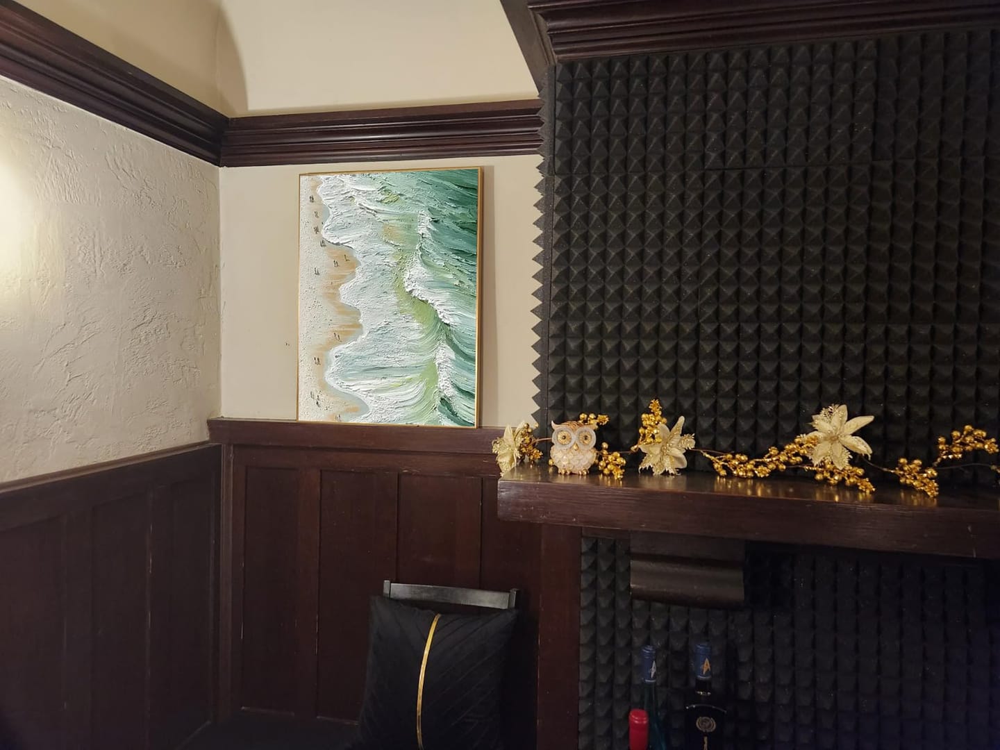 Customer photo review of Ocean Textured Painting Canvas #OS058