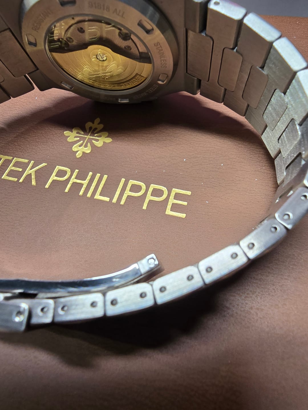 Customer photo review of Patek Philippe Nautilus Blue