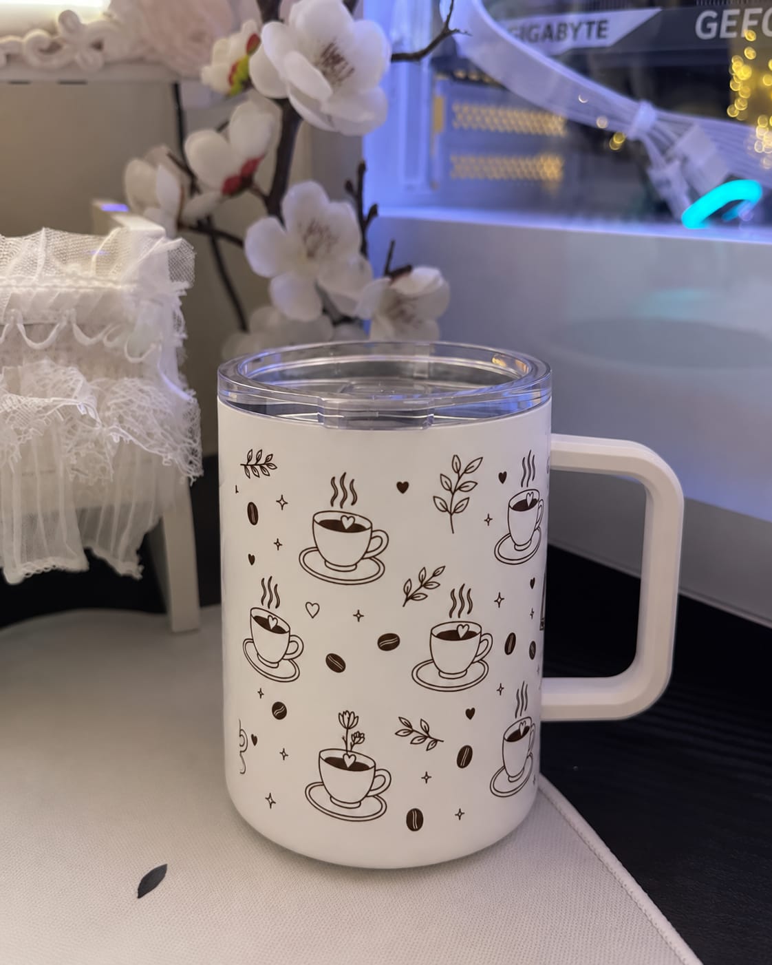 Customer photo review of Workday Fuel Insulated Mug