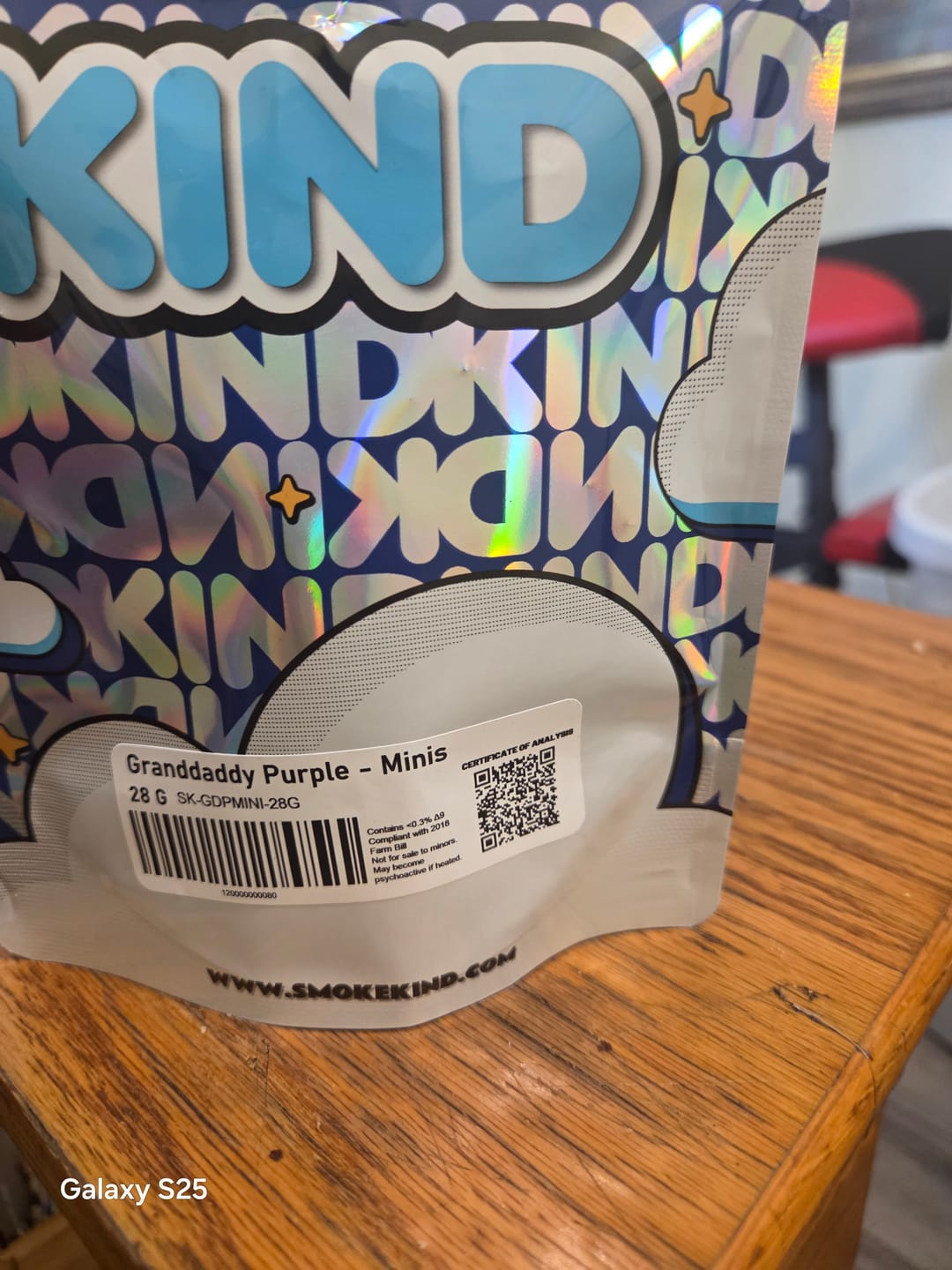 Customer photo review of Granddaddy Purple - Minis - 28 Grams - Indica