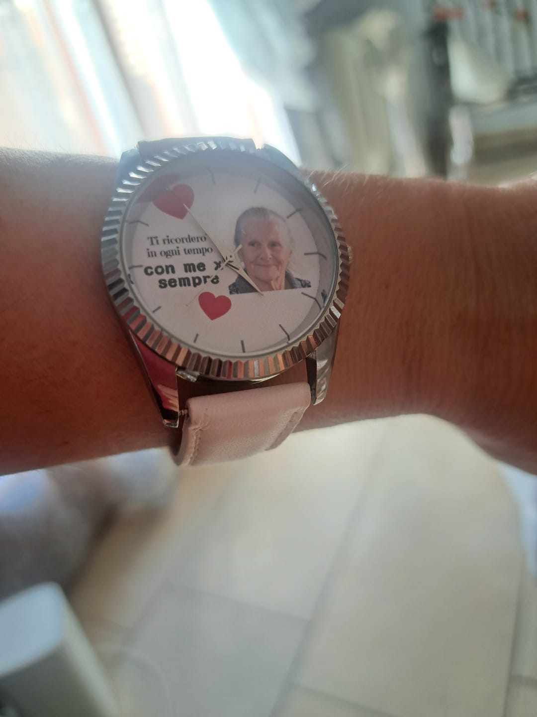 Customer photo review of Orologio Eternity – Un ricordo da custodire per sempre ❤️