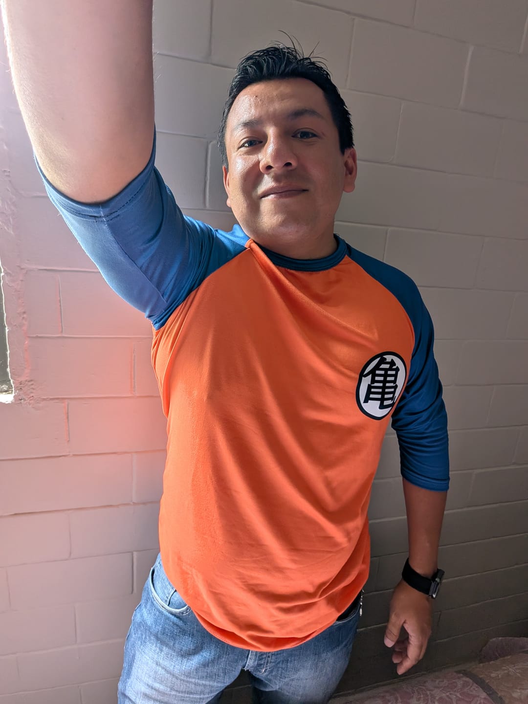 Customer photo review of Playera Pijama Ranglan Dragon Ball Oficial