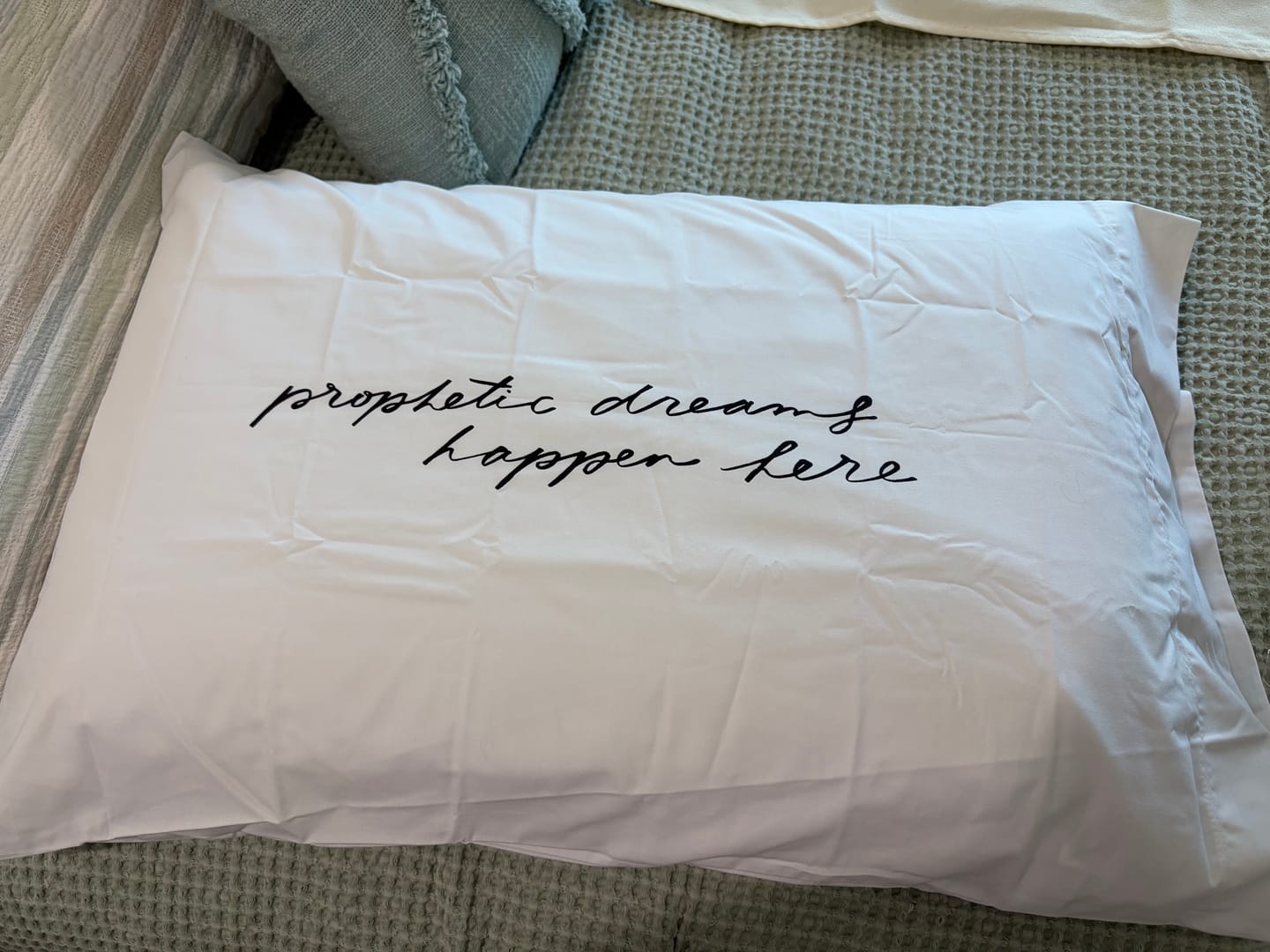 Customer photo review of Prophetic Dreams Pillow Case