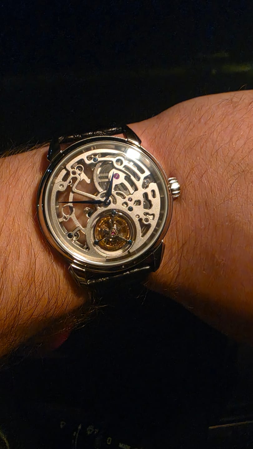 Customer photo review of Artisan Heritage Series Skeleton Coaxial Toubrlioon 42mm