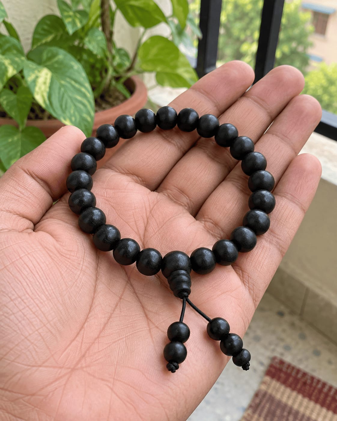 Customer photo review of Natural Karungali Bracelet