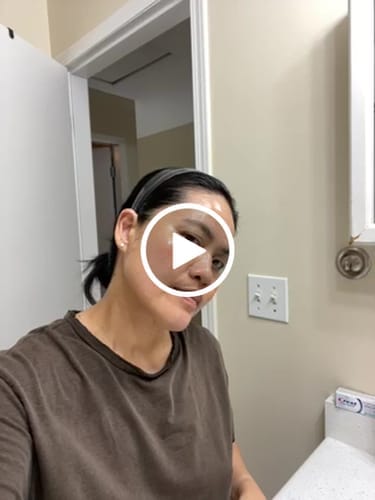 Customer photo review of Collagen Jelly Cream with Niacinamide