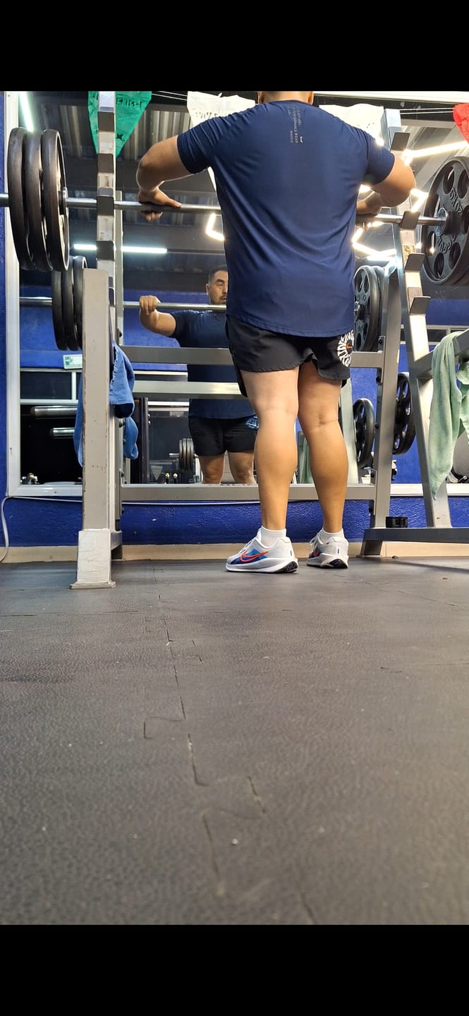 Customer photo review of Training Sport Tee - Navy Blue