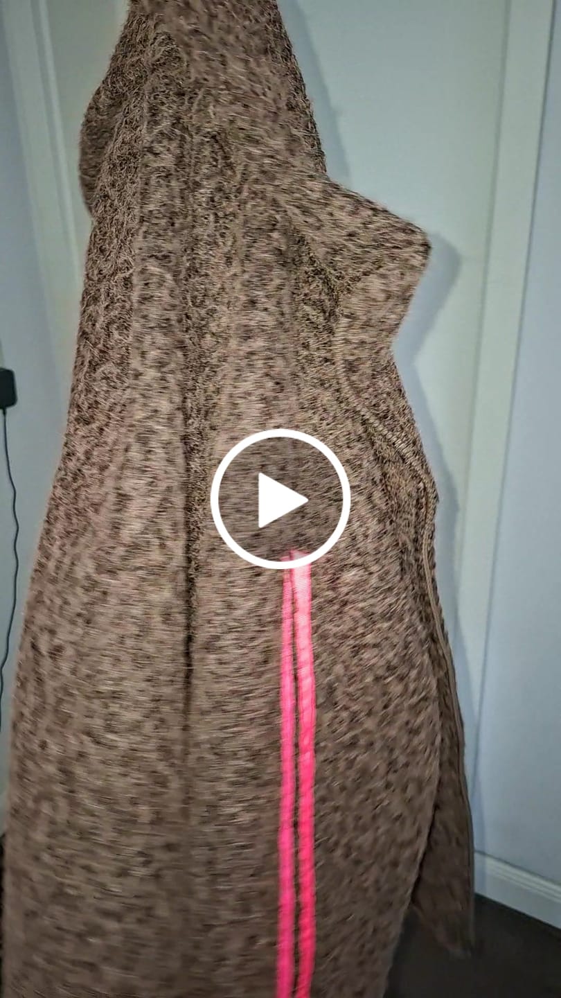 Customer video review of Jacke SPORTY COZYNESS chocolate/pink mit seitlichen Streifen