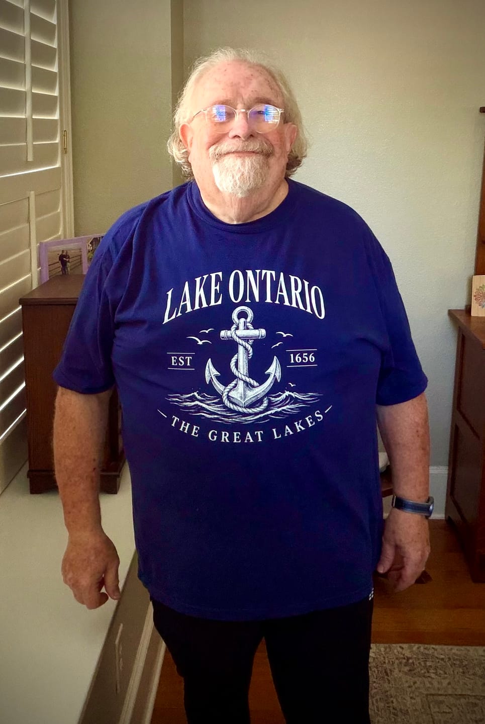 Customer photo review of Lake Ontario Anchor T-Shirt