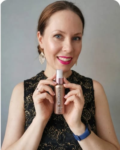 Customer photo review of ForChics Hair Growth Spray