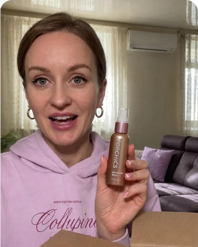 Customer photo review of ForChics Hair Growth Spray
