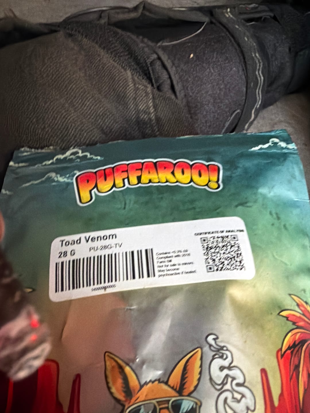 Customer photo review of Puffaroo - Toad Venom - 28 Grams - Indica