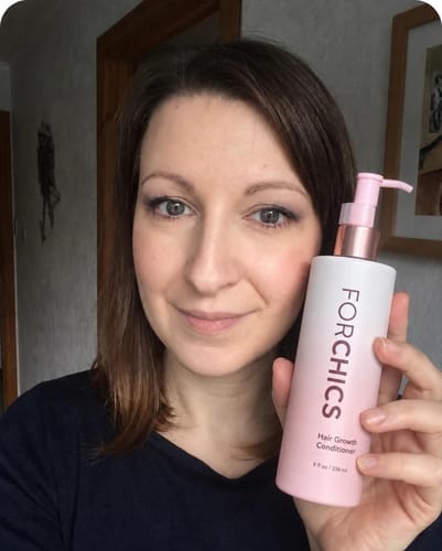 Customer photo review of ForChics Hair Growth Conditioner