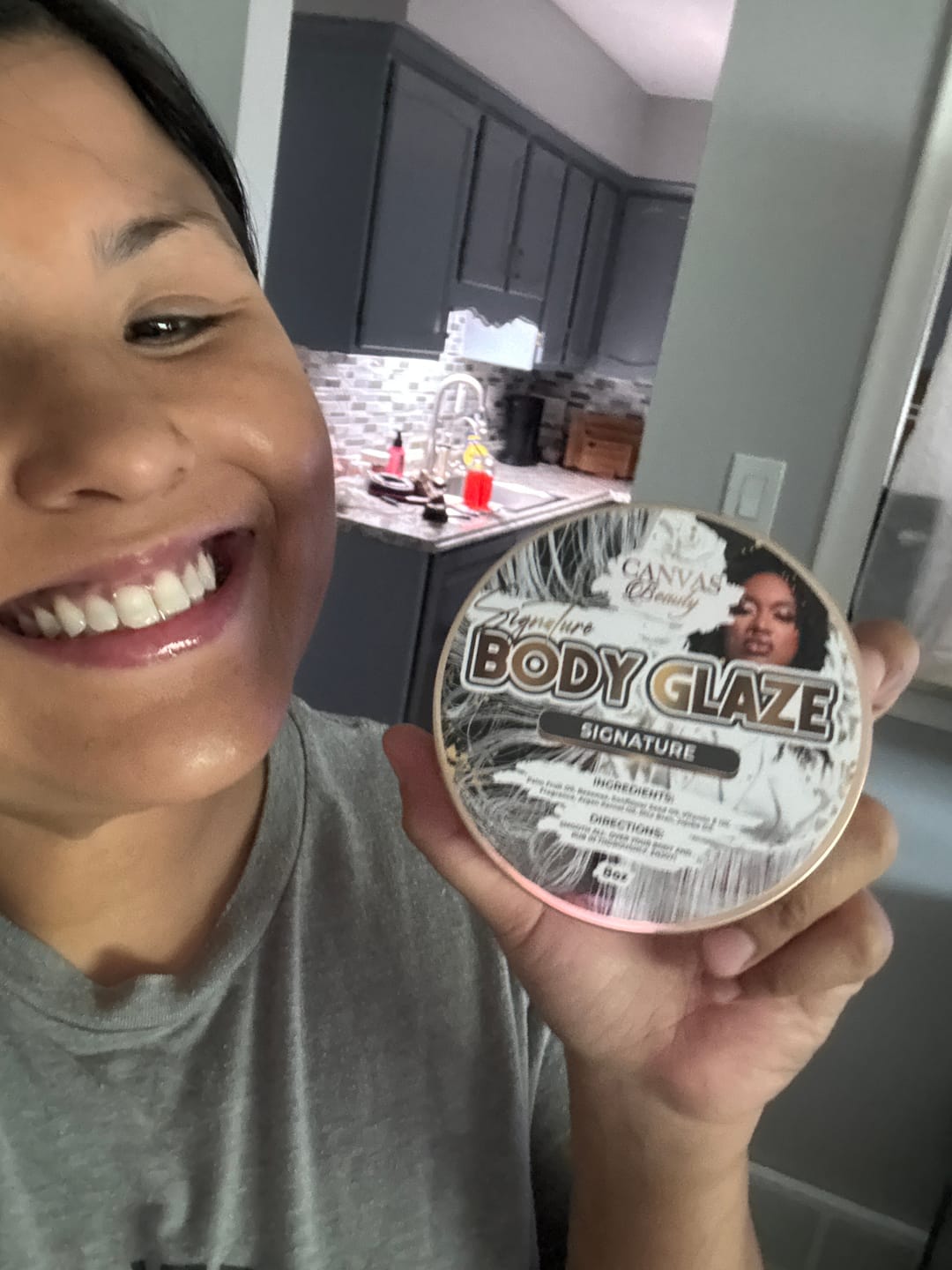 Customer photo review of SIGNATURE BODY GLAZE: Limited Edition