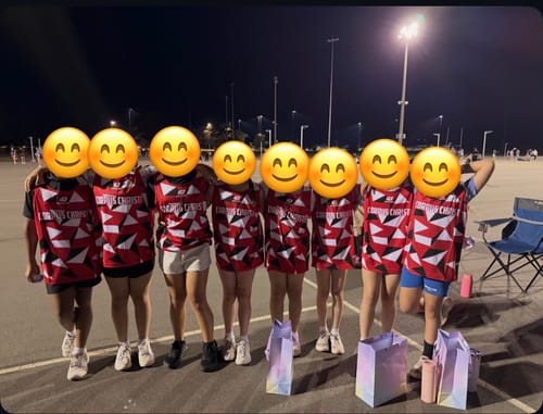 Customer photo review of 2026 Summer Soccer Flight Singlets - Club Catalogue