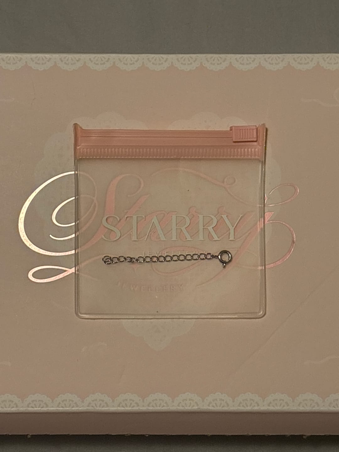 Customer photo review of STARRY EXTENSION CHAIN