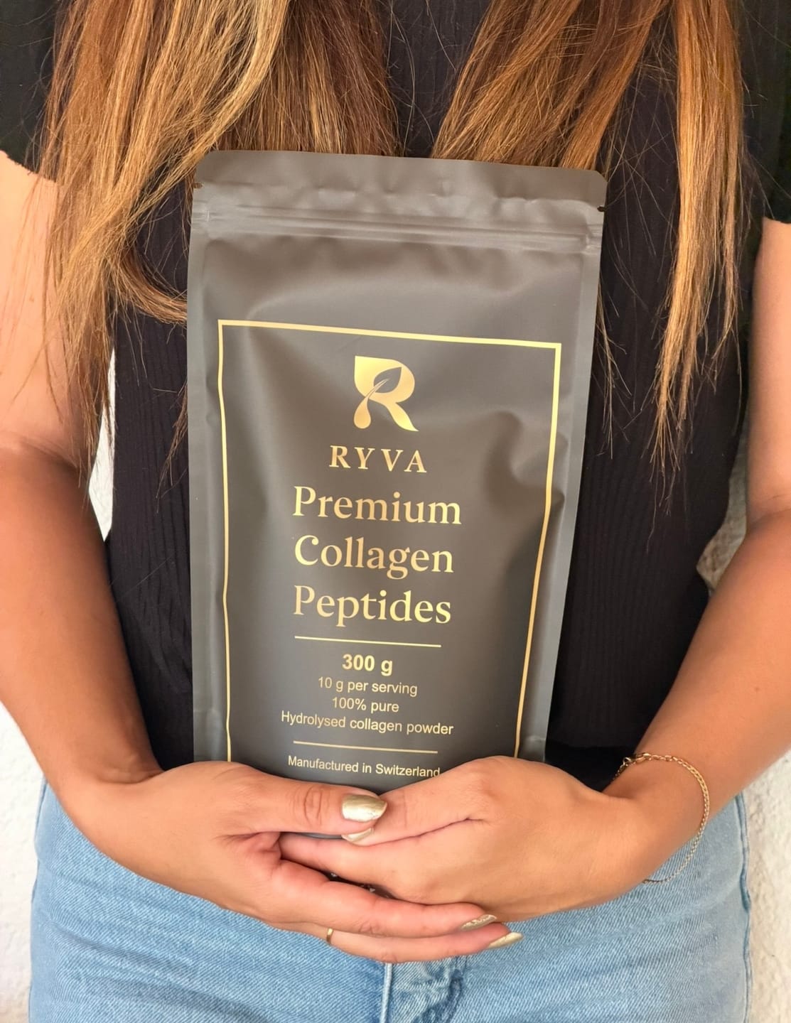 Customer photo review of RYVA Premium Collagen Peptides | 300 g = 30 Portionen