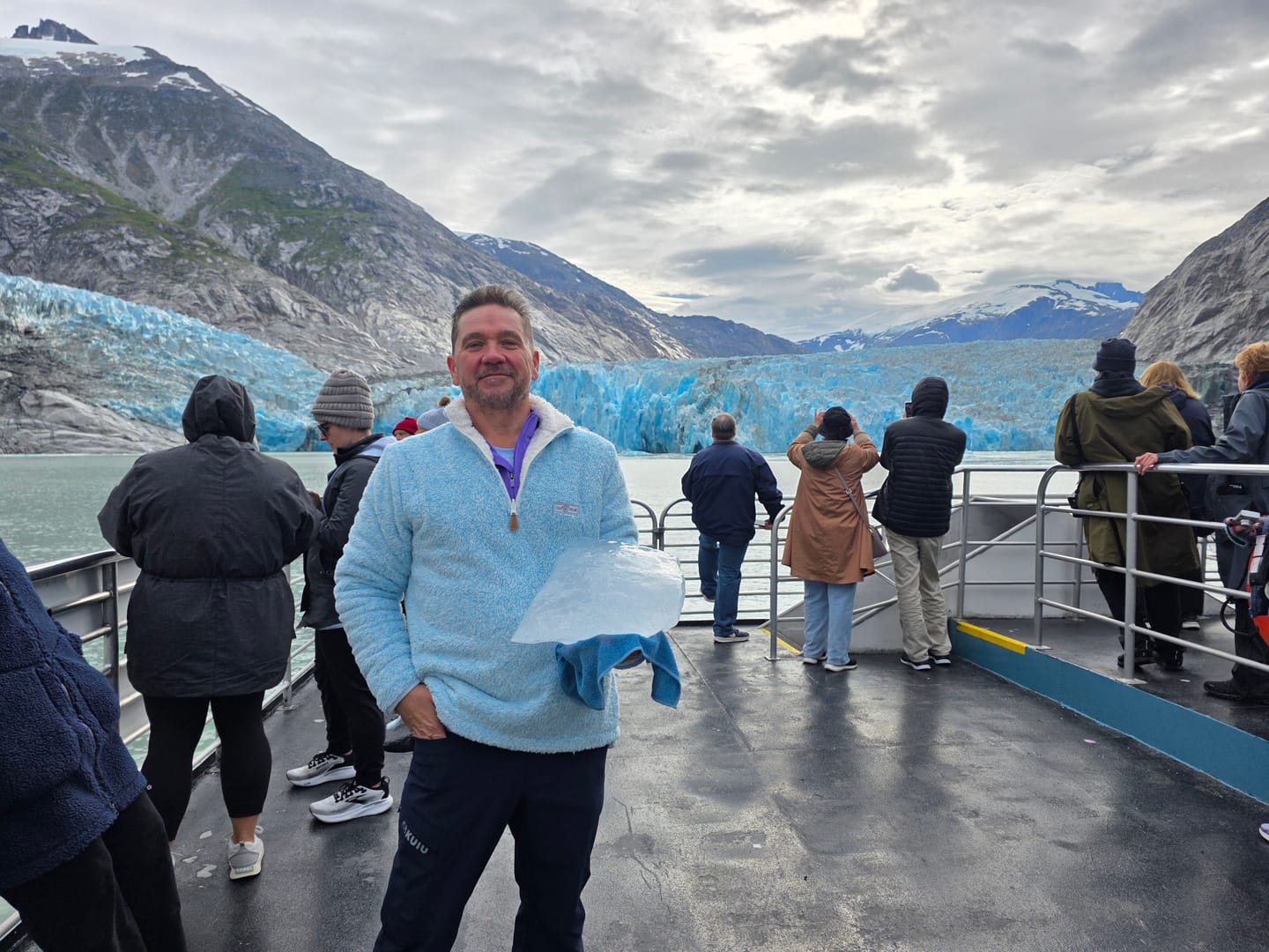 Customer photo review of Reversible Double Sherpa 1/4 Zip