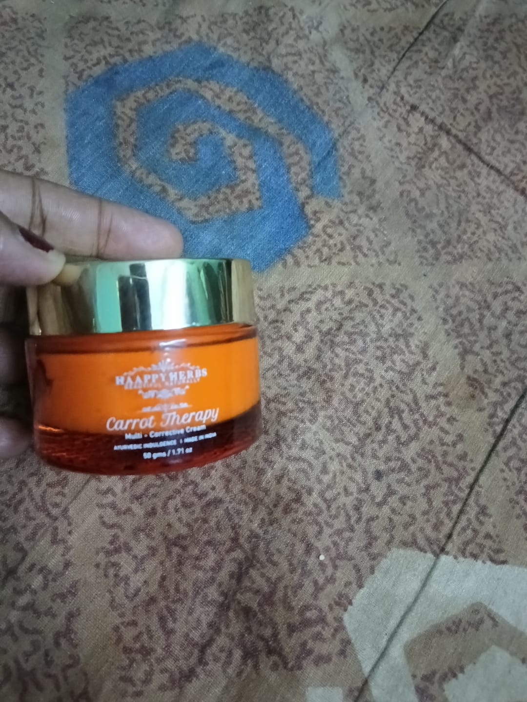 Customer photo review of Carrot Therapy Multi Correct Cream