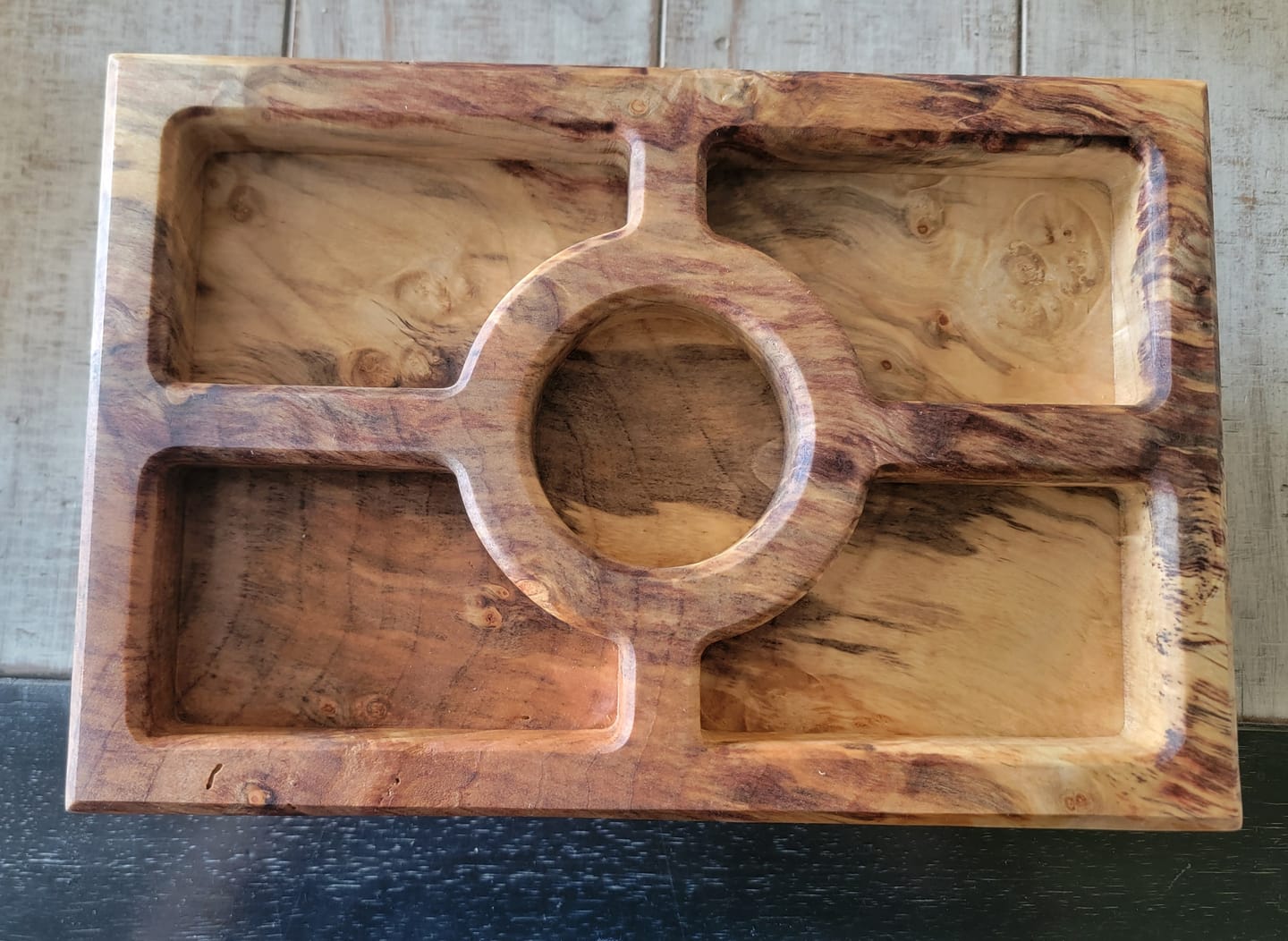 Customer photo review of 11.75x7.75 Five Pocket Tray 02 Acrylic Router Template