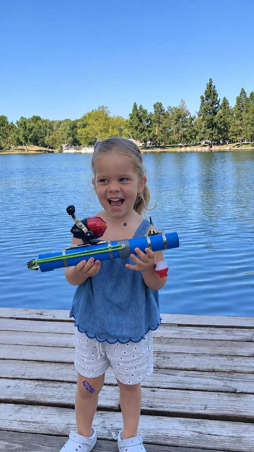 Customer photo review of Catapult fishing rod + reel kit