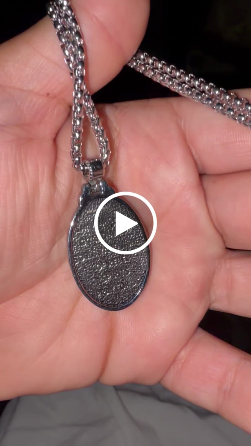 Customer video review of ST. MICHAELS BADGE.