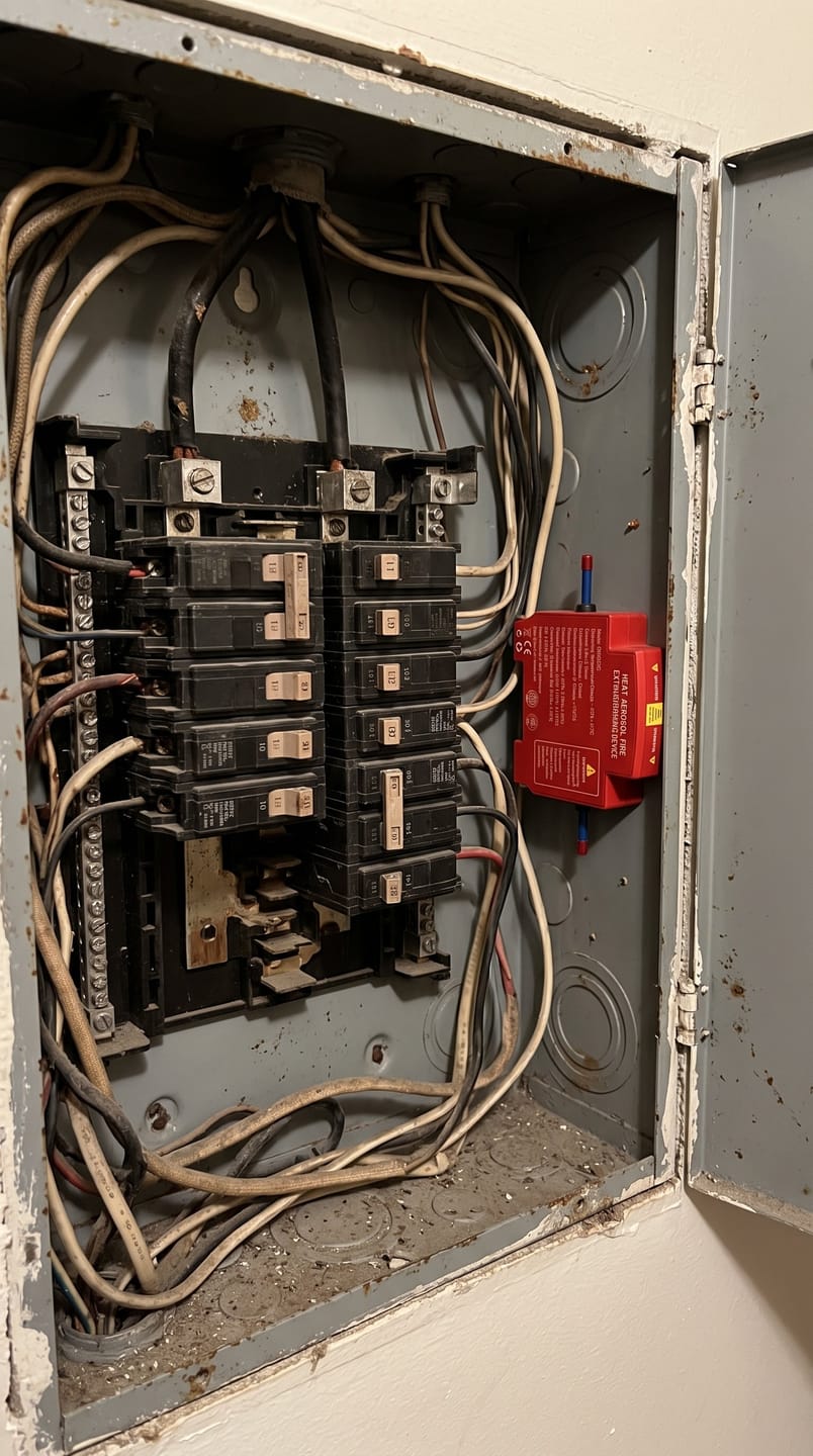 Customer photo review of NovaCare™ Fire Guard — Automatic Fire Suppression Device