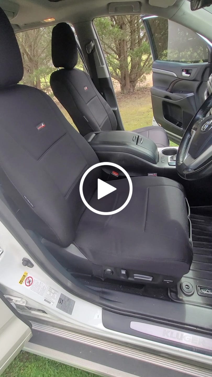 Customer video review of Sharkskin PLUS Seat Covers for Toyota Kluger (Mar/2014-Feb/2021)