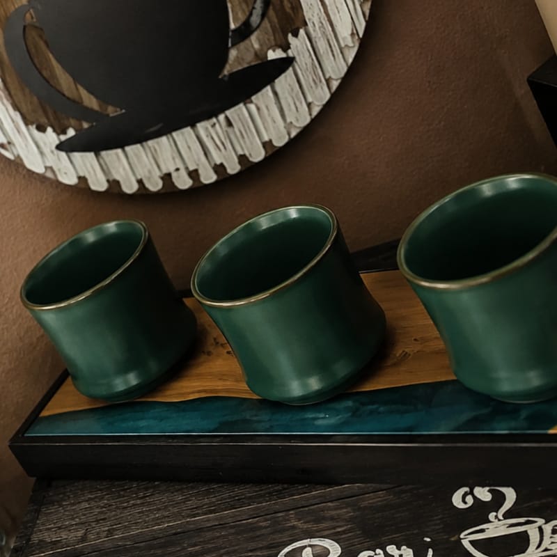 Customer photo review of Haruto Ceramic Bamboo Tea Cup