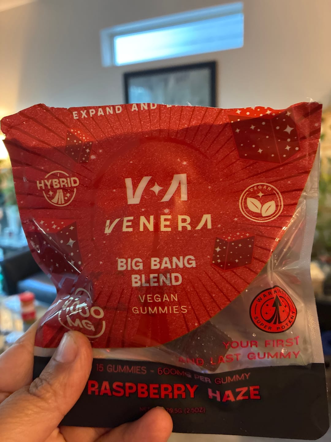Customer photo review of D9 THCP + THCA Gummies (9,000 MG)