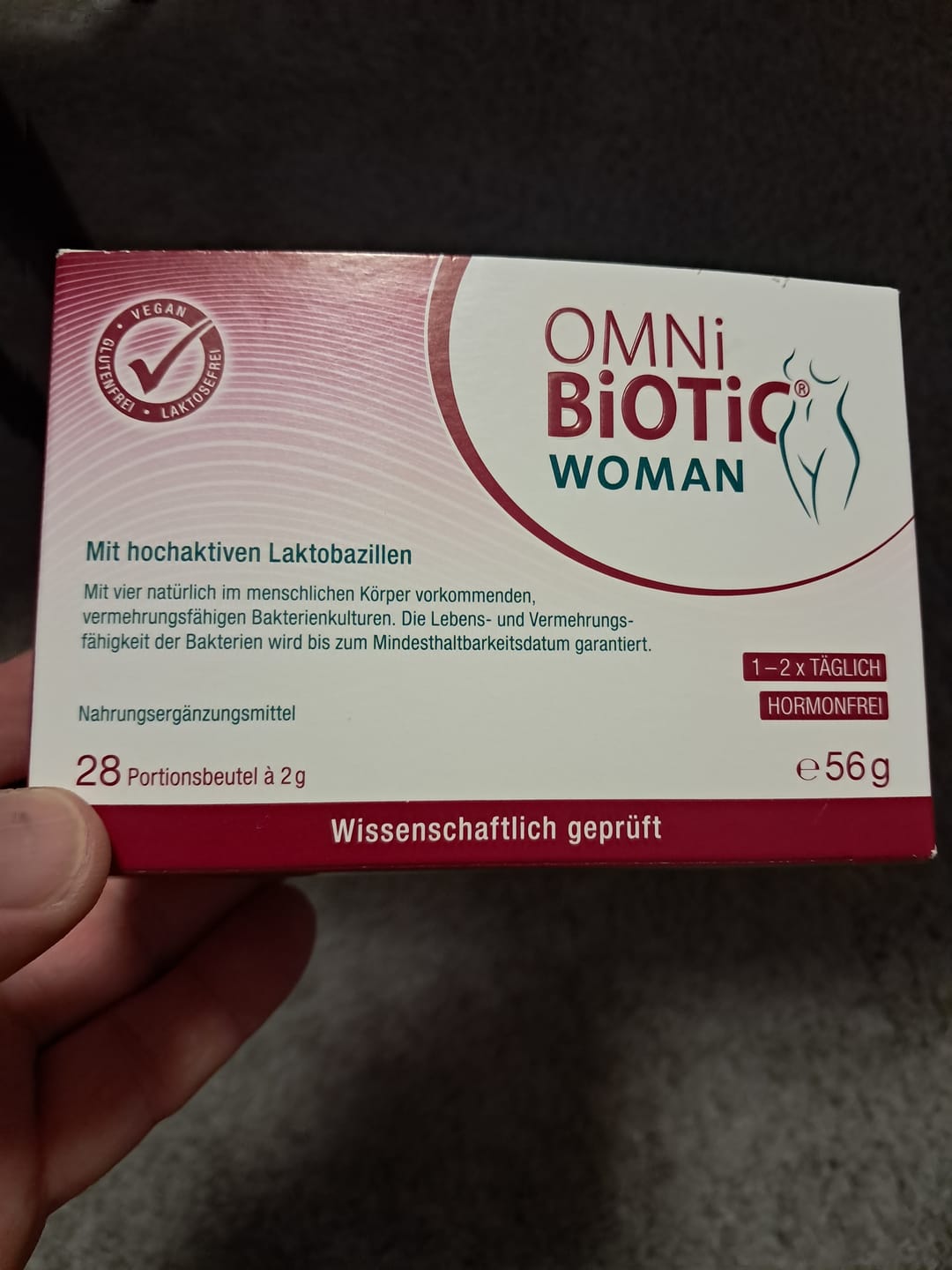 Customer photo review of OMNi-BiOTiC® WOMAN